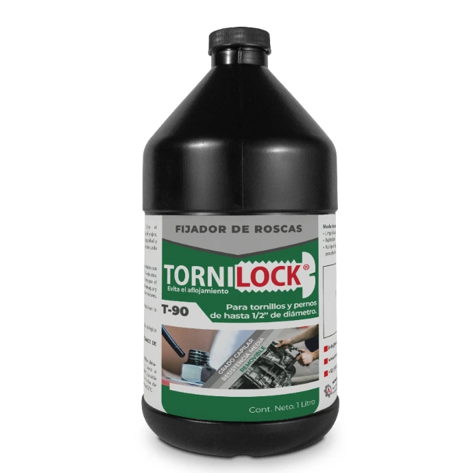 TORNILOCK T-90 adhesivo anaeróbico verde para bloqueo permanente de roscas ya ensambladas
